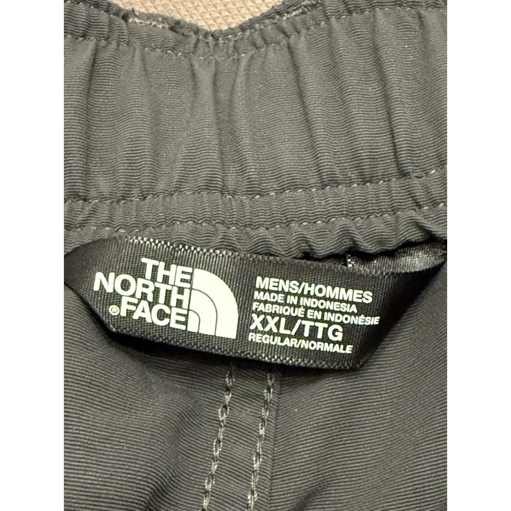 North Face Belted Shorts 100% Nylon Lightweight Hiking Gorp Gray 10